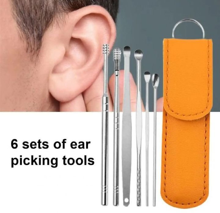 6 Piece Ear Pick Set